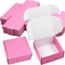 Создание программы-оболочки розовой рифленой подарочной коробки для пересылая грузя хранения